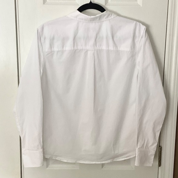 Richer Poorer White Button Down Shirt XS Cotton Classic Minimalist - Picture 2 of 11